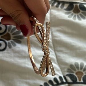 KATE SPADE NEW YORK Rose Gold Ribbon Bangle